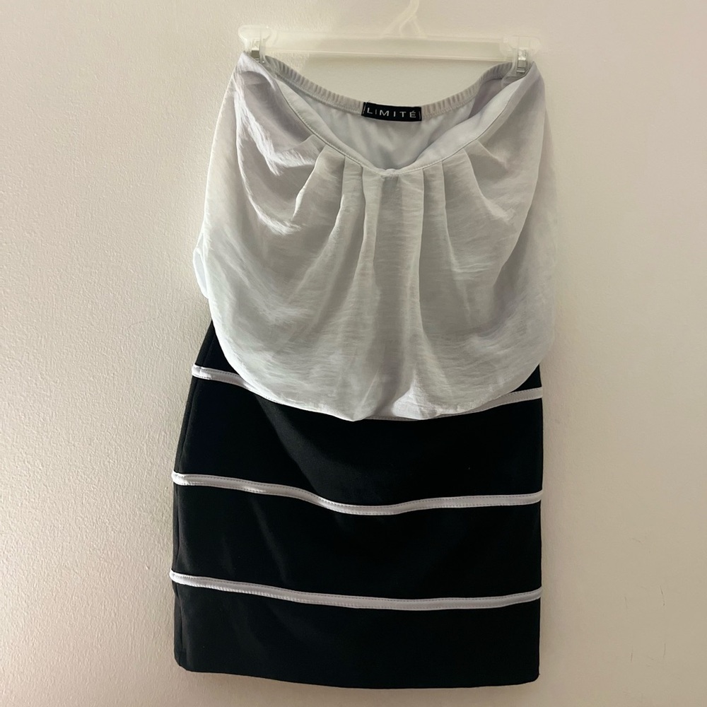 The Limited Women's Black and White Pencil Skirt
